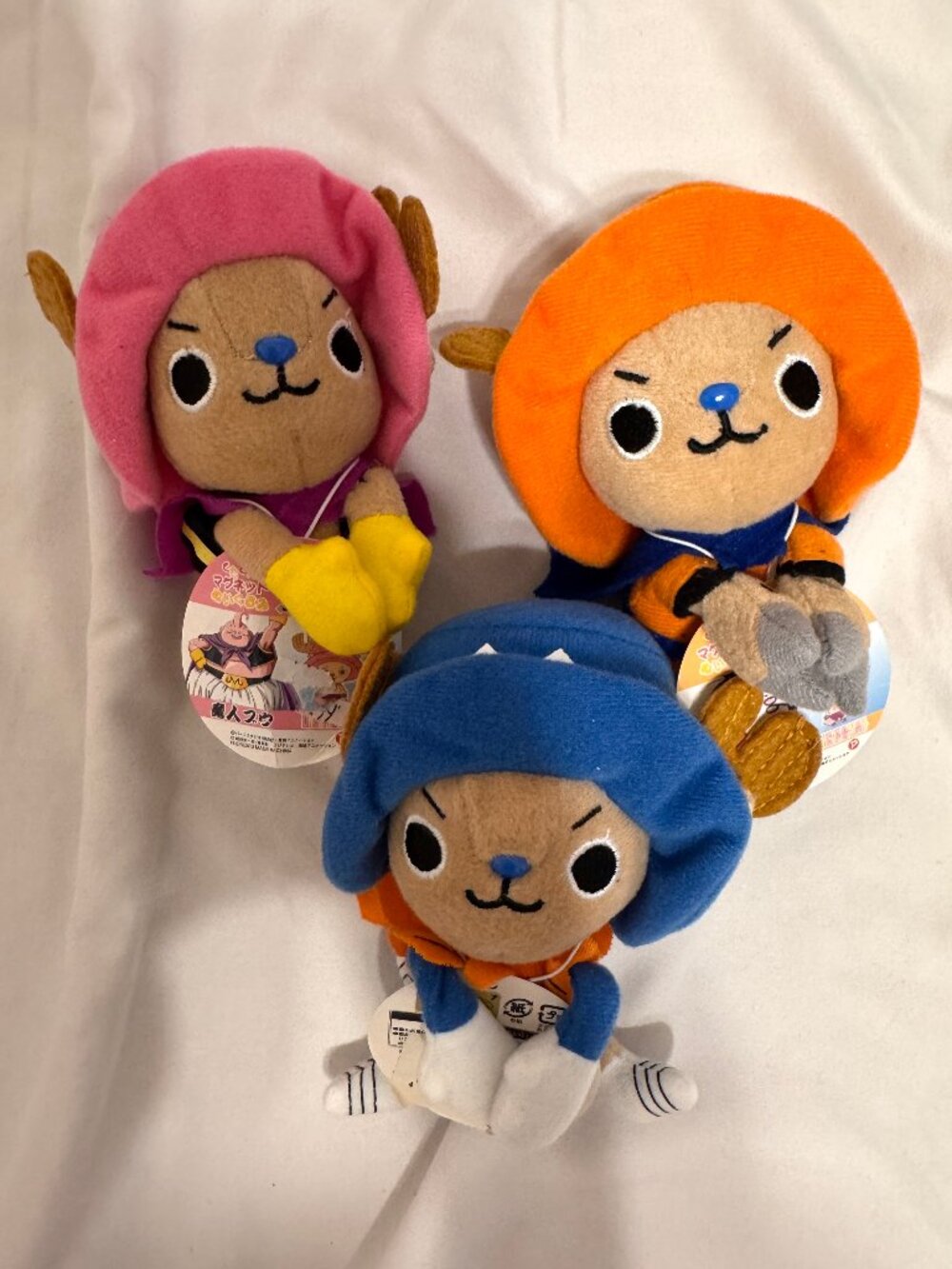2008 Dragonball Z X One Piece Plush Set